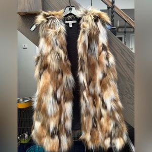 Zara Faux Fur Vest size S